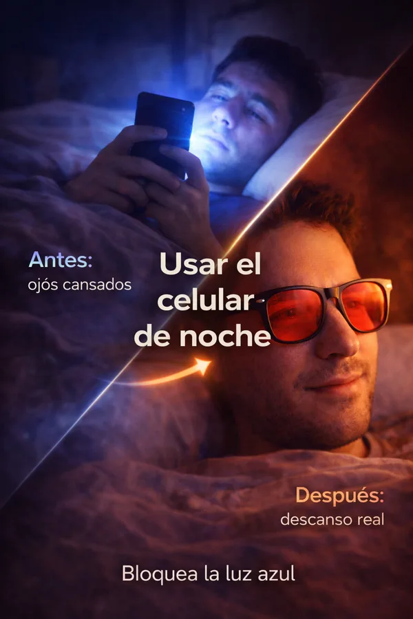 Lentes Anti Luz Azul Rojos