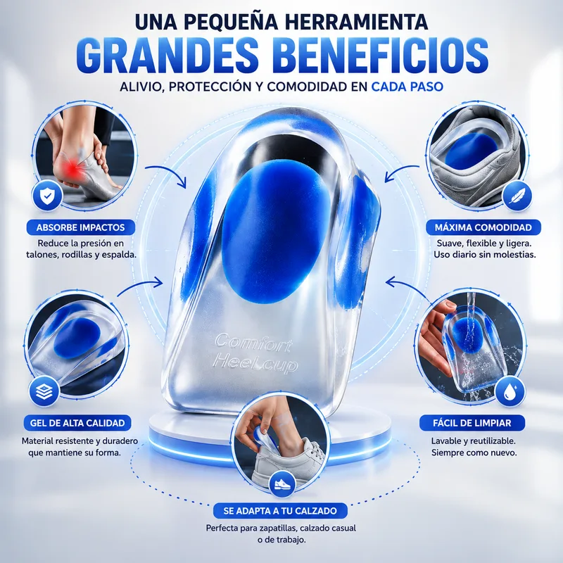 Talonera de Gel — detalle del material